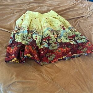 Colorful Tree Print Women's Skirt
